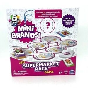 5 Surprise Mini Brands Supermarket Race Game NEW
